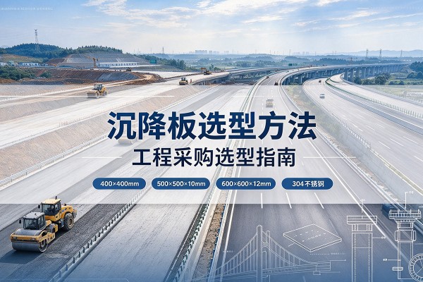 宣化沉降板选择方法