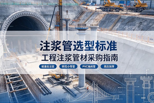 宣化注浆管选型标准