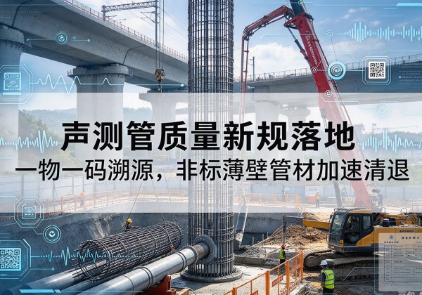 宣化声测管质量新规落地，一物一码溯源，非标薄壁管材加速清退